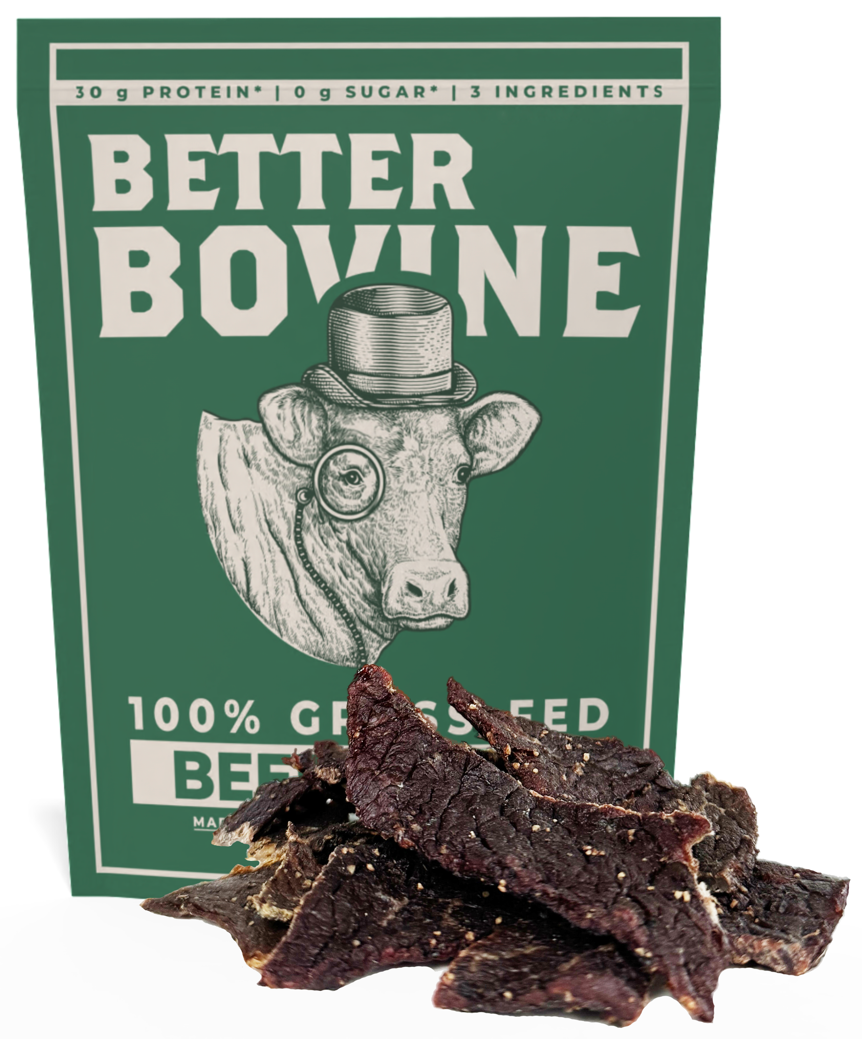 100% Grass-fed Beef Jerky